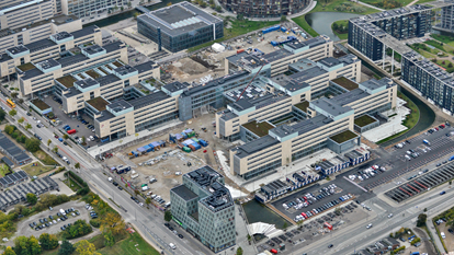 Københavns Universitets Søndre Campus set fra luften