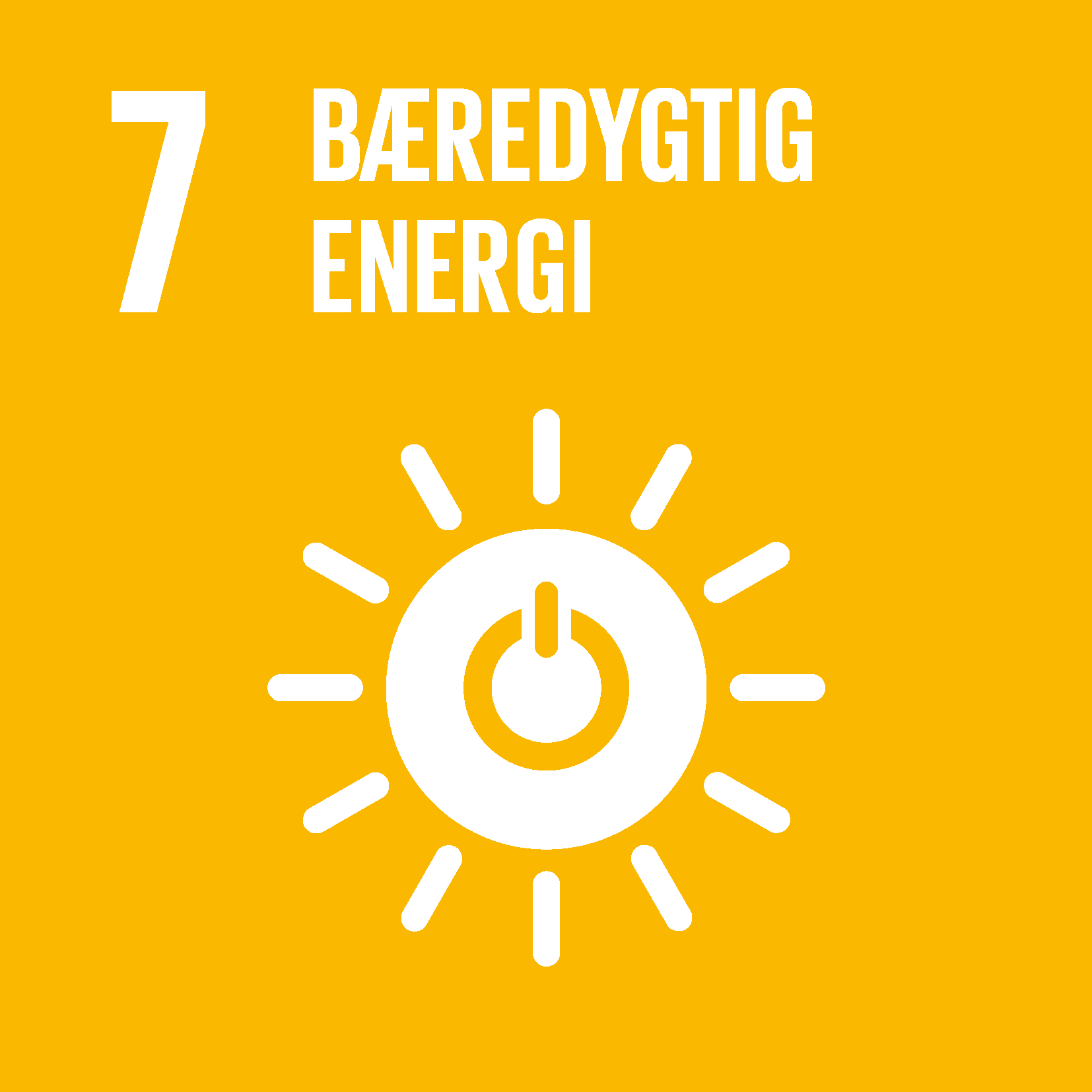 Verdensmål - Bæredygtig energi